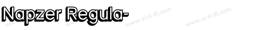 Napzer Regula字体转换